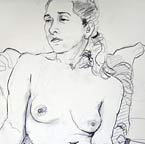 Sitting Female Drawing